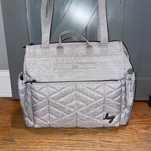 Lug Soprano Brushed Silver Tote